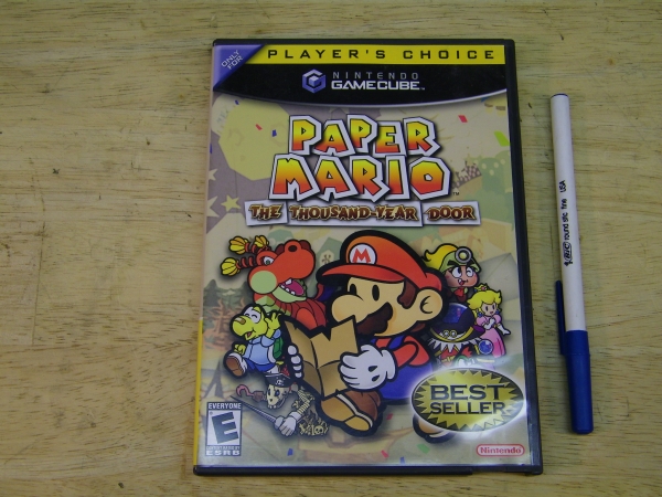 (image for) Nintendo Game Cube - PAPER MARIO THOUSAND YEAR DOOR, complete - Click Image to Close